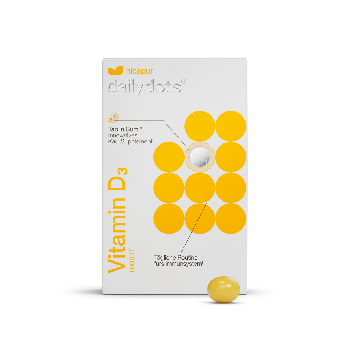 NICAPUR dailydots® Vitamin D3 1.000