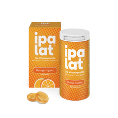 ipalat® Die Vitaminpastille Orange-Ingwer