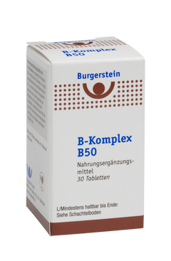 Burgerstein Vitamin B-Komplex B50 30 Tabletten