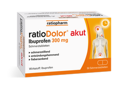ratioDolor akut Ibuprofen 300 mg Schmerztabletten