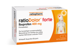 ratioDolor forte Ibuprofen 400 mg Filmtabletten