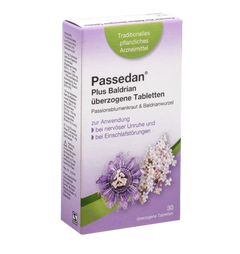 Passedan® Plus Baldrian überzogene Tabletten