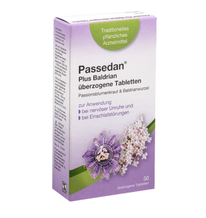 Passedan® Plus Baldrian überzogene Tabletten