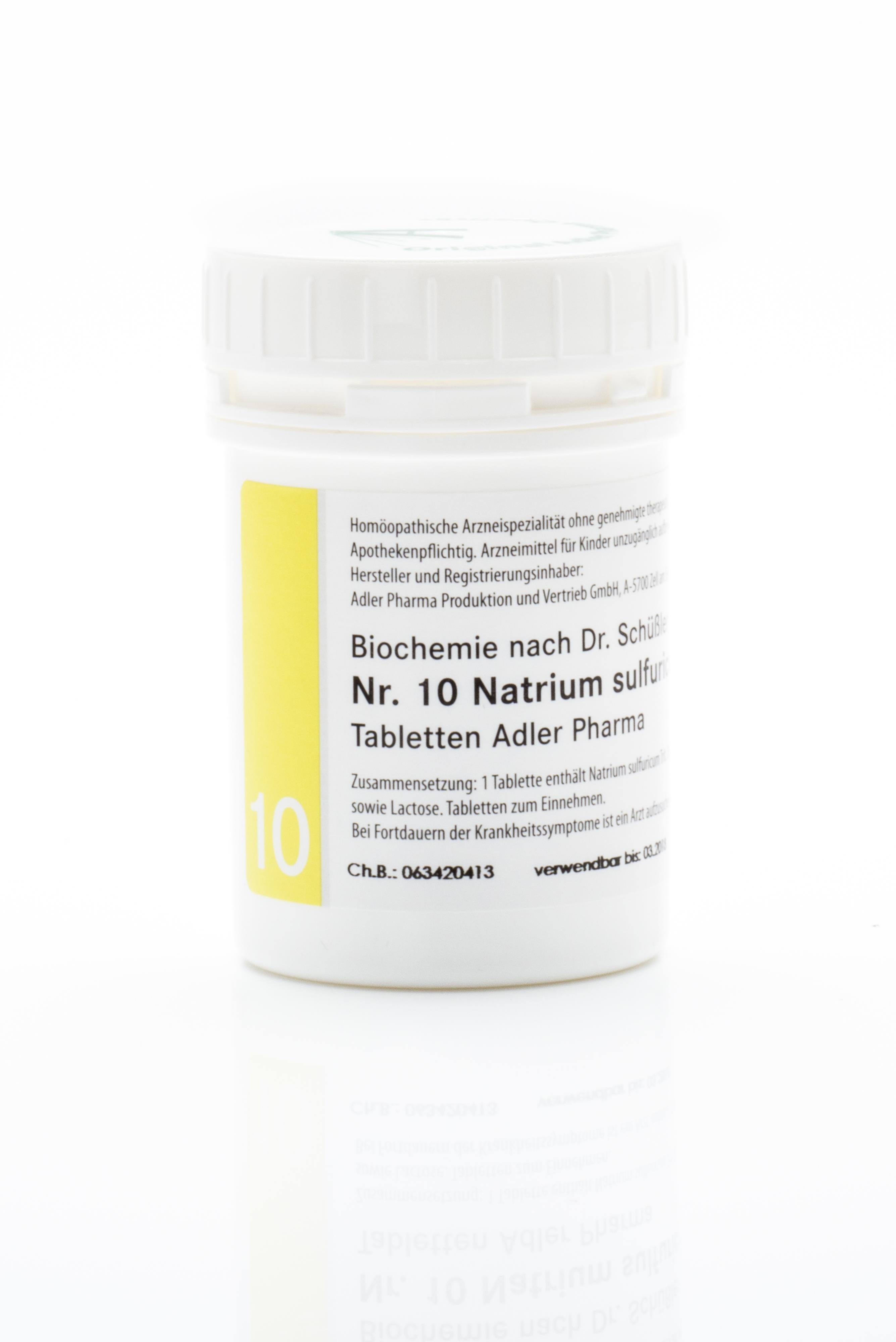 Schüßler Salz Adler Nr. 10 D6 Tabletten