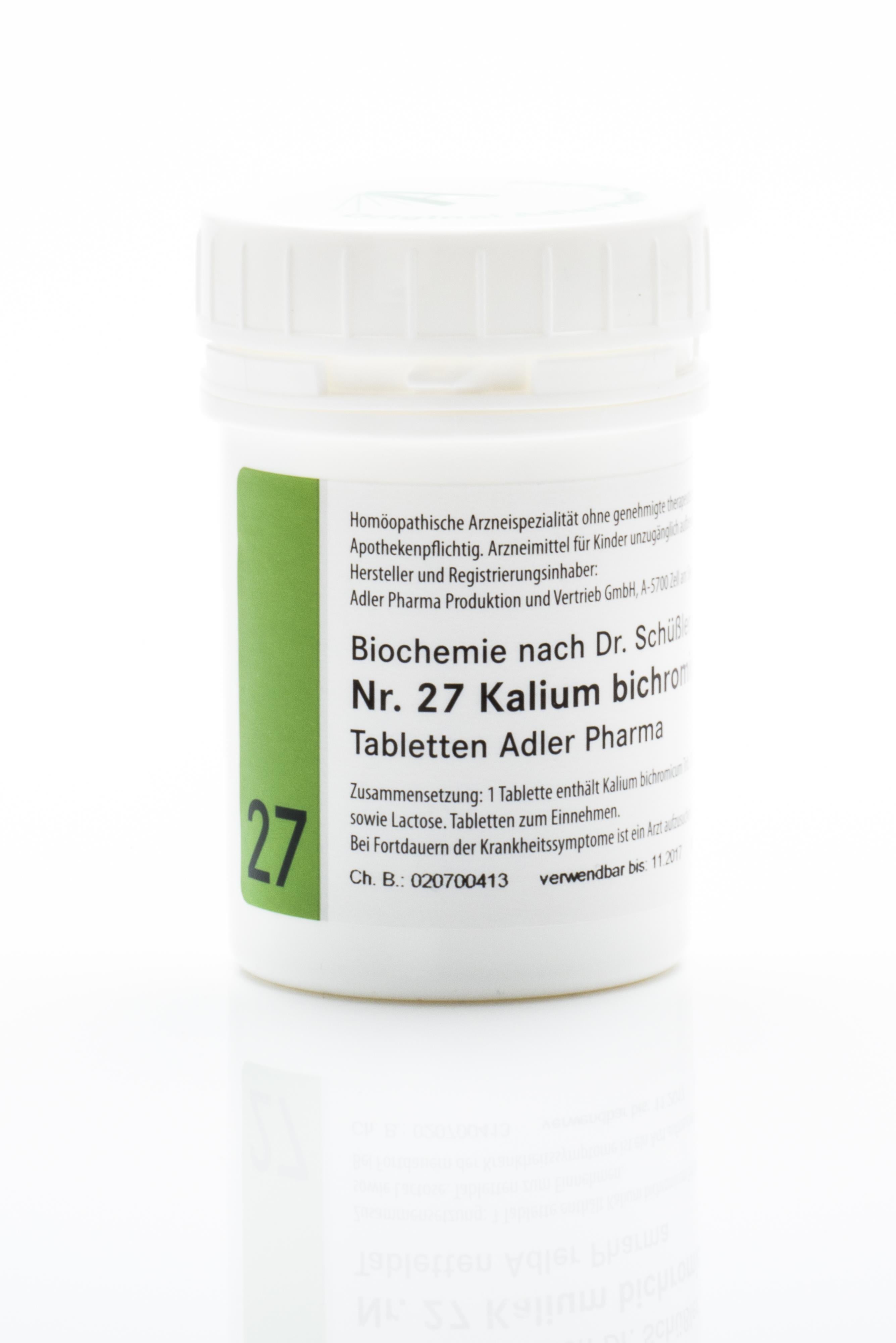 Schüßler Salz Adler Nr. 27 D12 Tabletten