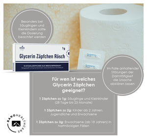 GLYCERIN ZÄPFCHEN 3g Rösch