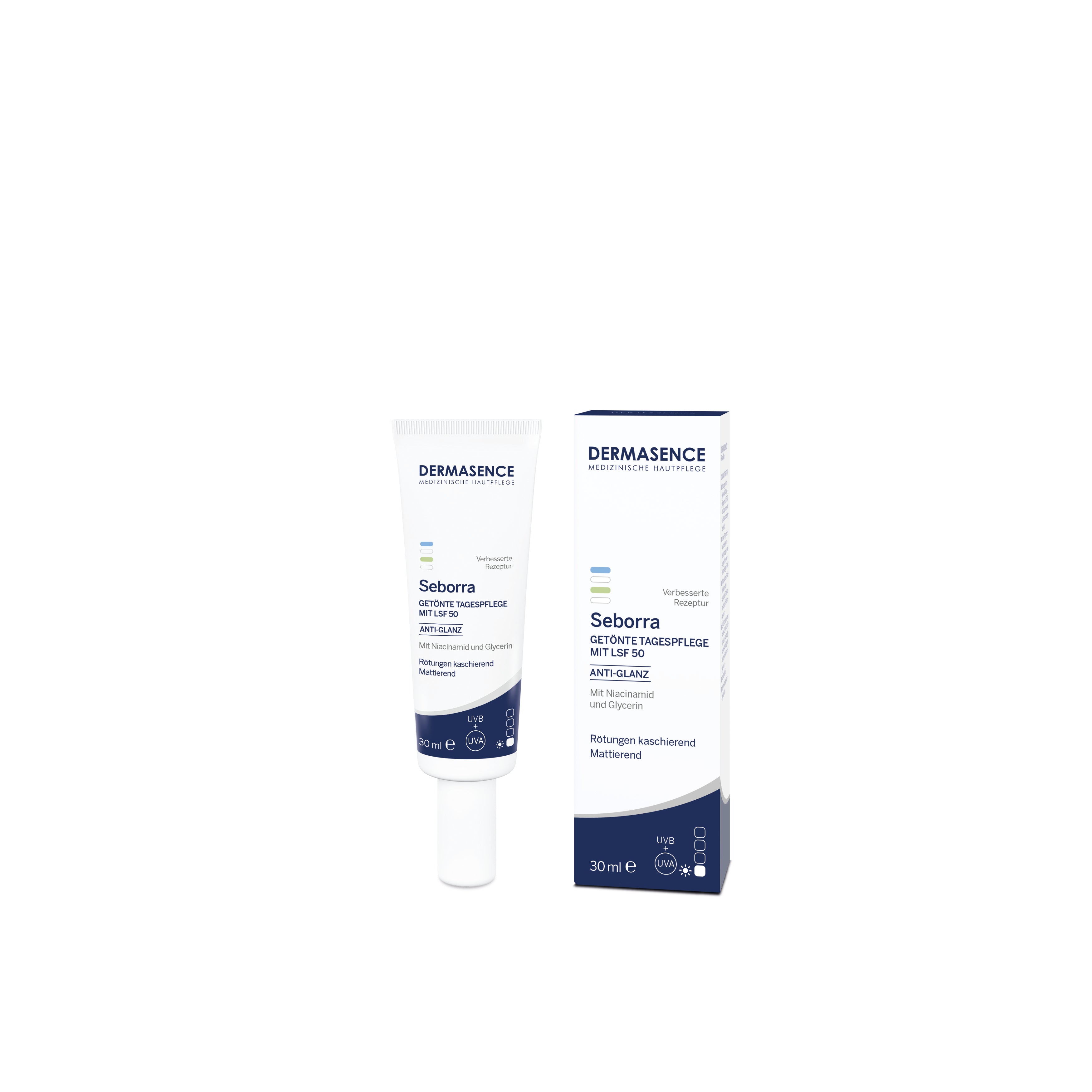 DERMASENCE Seborra Getönte Tagespflege mit LSF 50