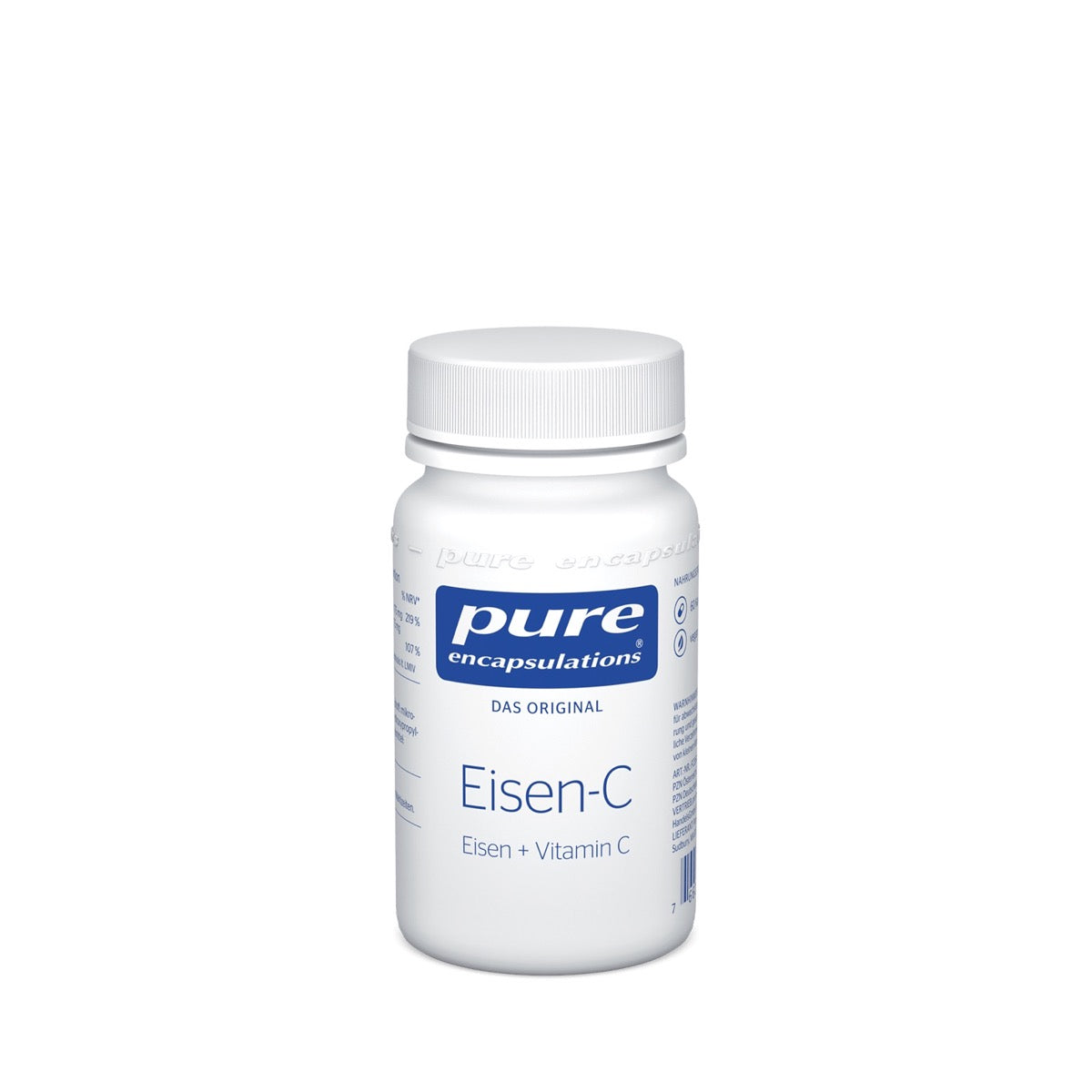 Pure Encapsulations® Eisen plus Vitamin C 60 Kapseln