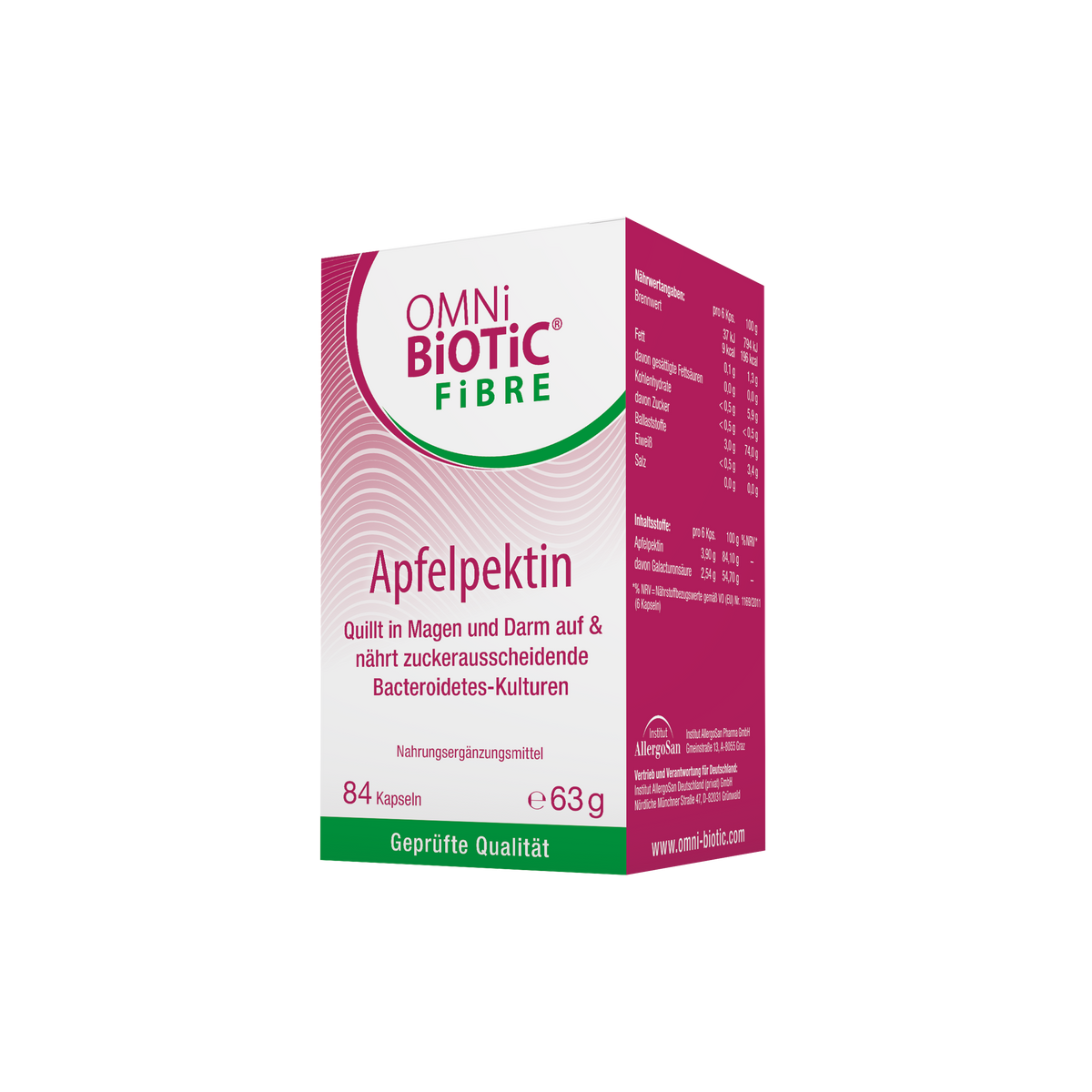 OMNi-BiOTiC® FiBRE Apfelpektin Kapseln