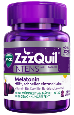 Wick ZzzQuil Intens Gute Nacht Weichgummis