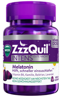 Wick ZzzQuil Intens Gute Nacht Weichgummis
