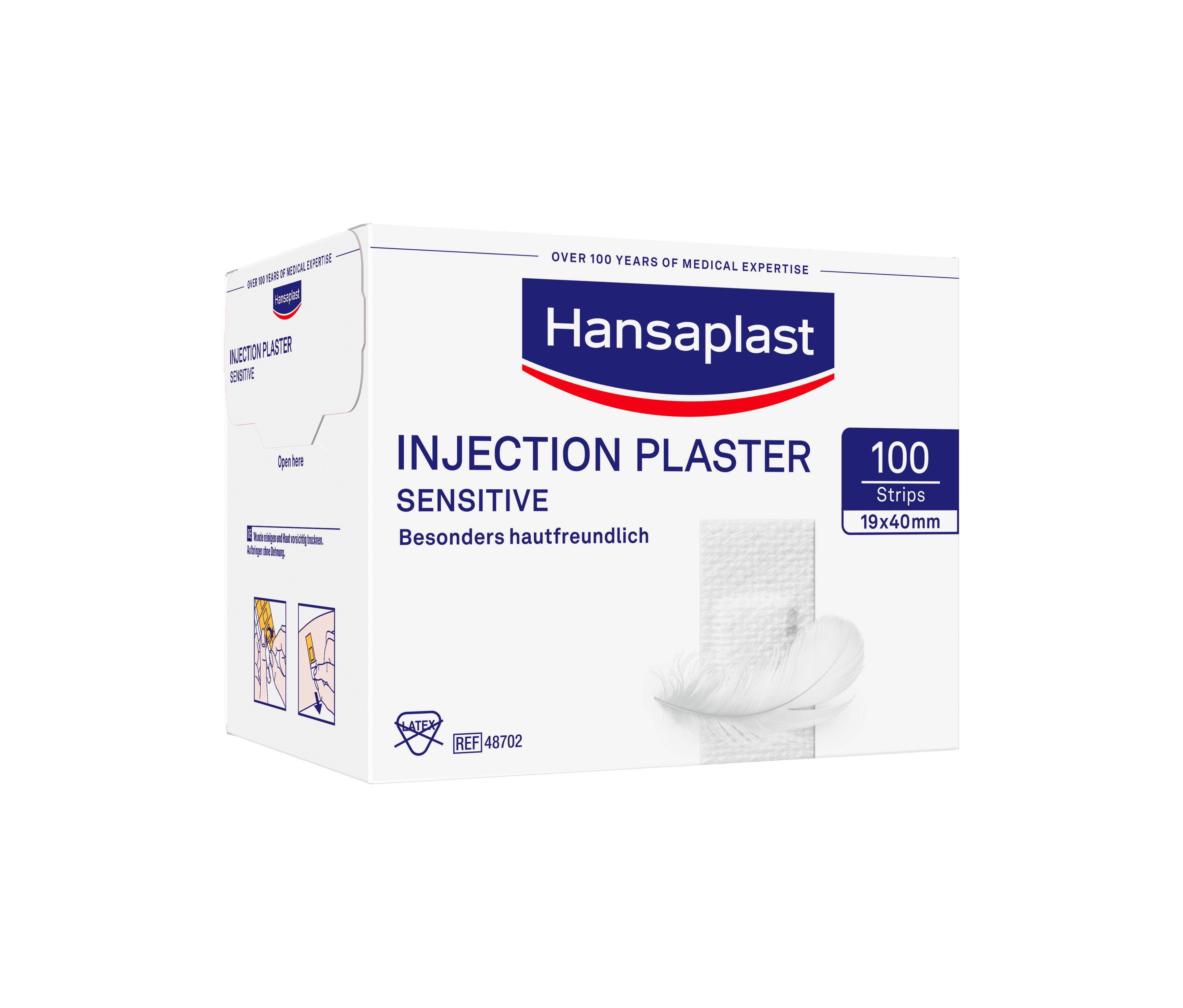 HANSAPLAST Sensitive Großpackung Injektionspflaster