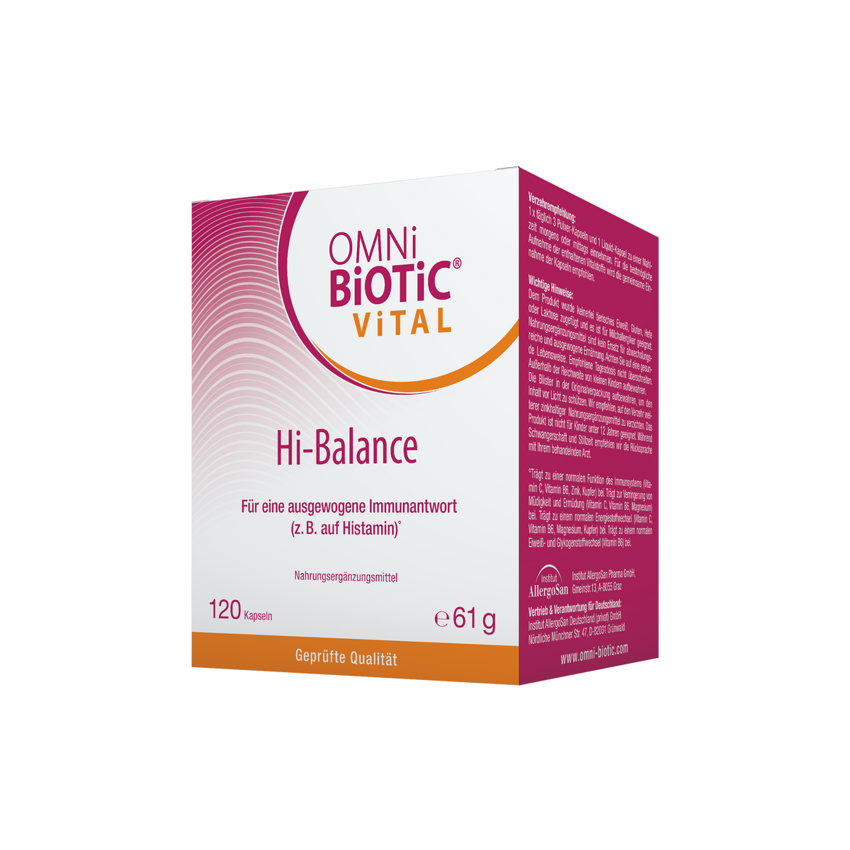 OMNi-BiOTiC® ViTAL Hi-Balance Kapseln