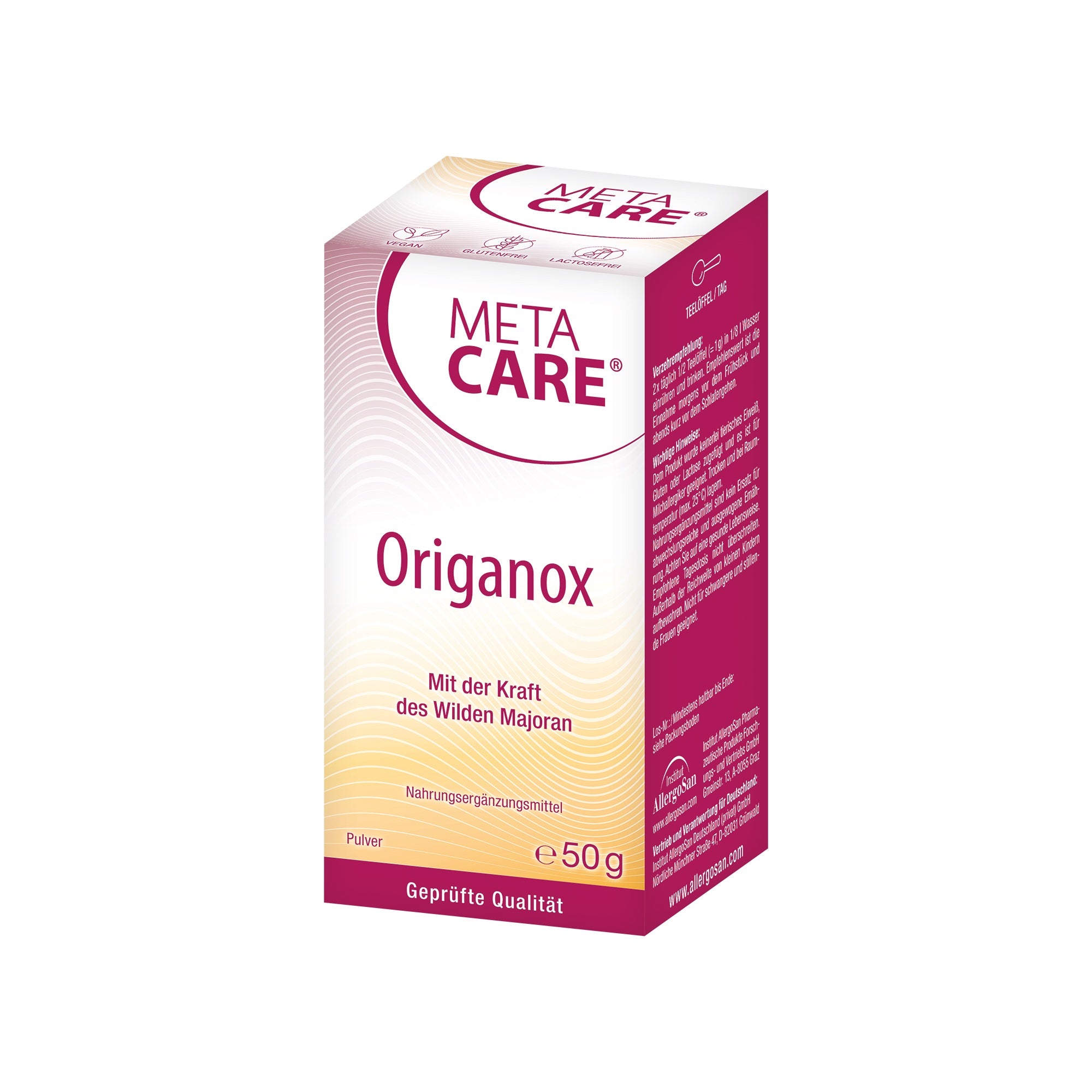 Metacare Origanox Pulver