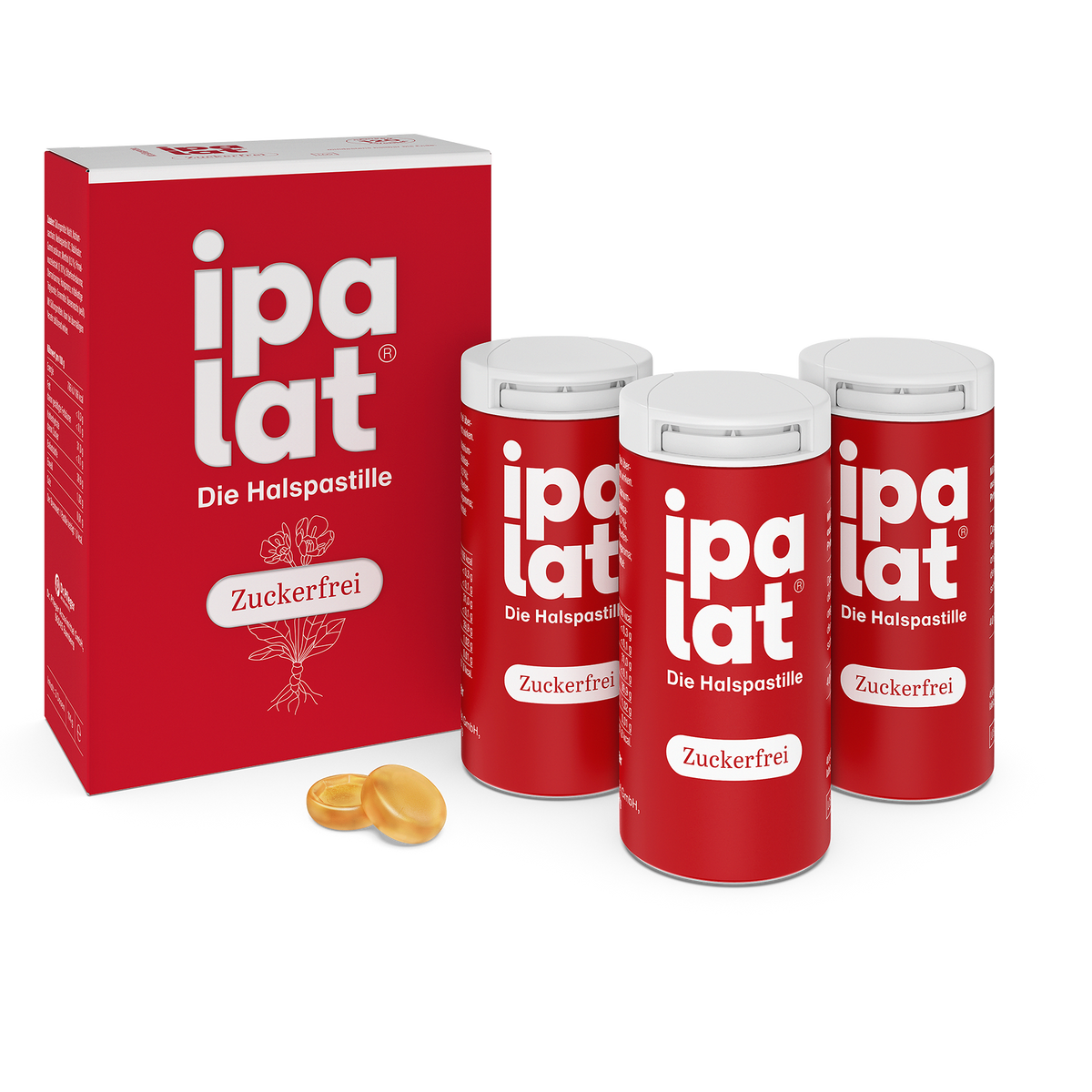 ipalat® Zuckerfrei Halspastillen