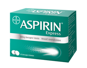 Aspirin® Express 500 mg  überzogene Tablette