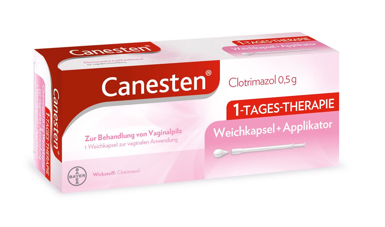 Canesten Clotrimazol 0,5g Weichkapsel Vaginal 1 Stück