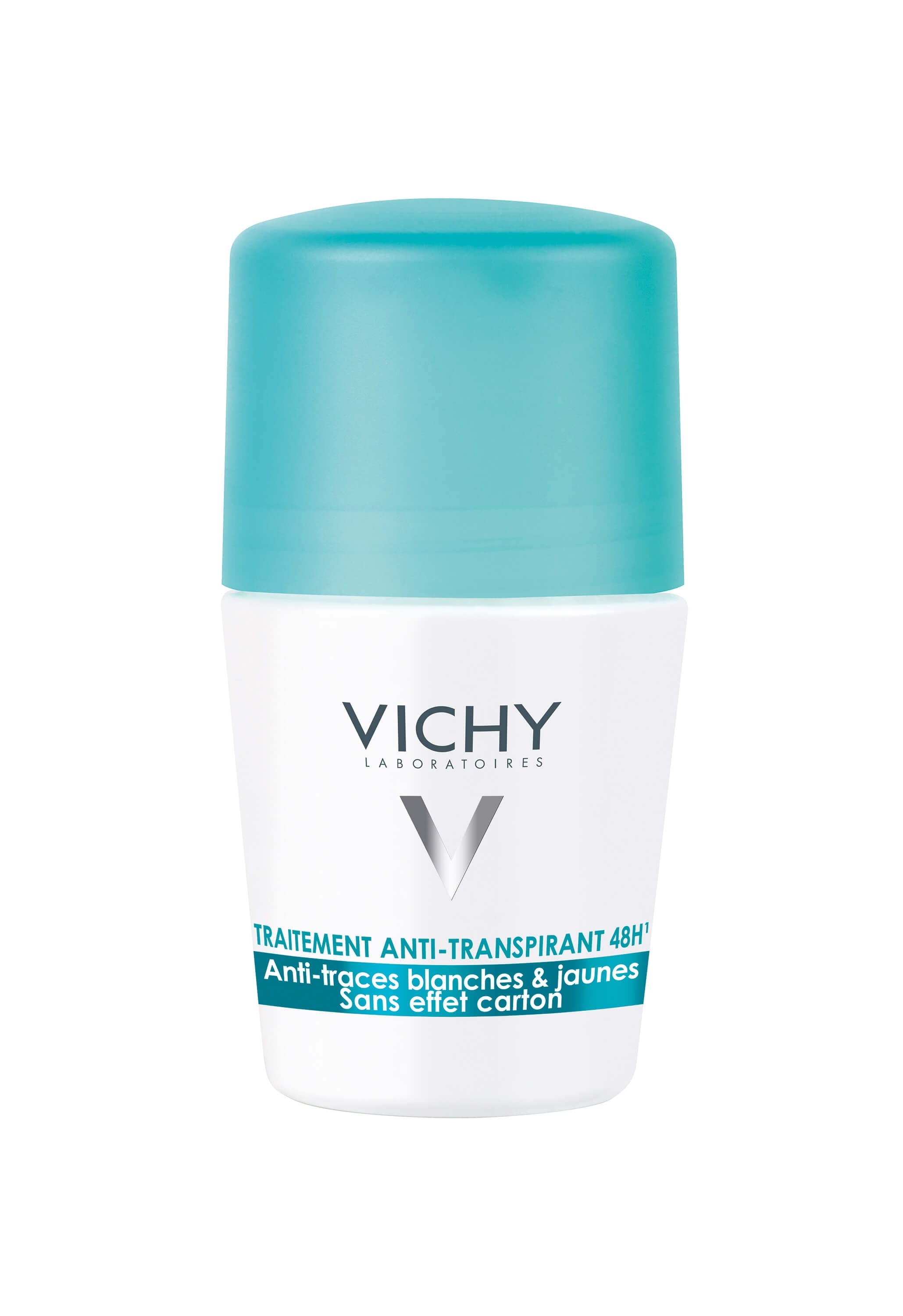 VICHY Deodorant Roll-On Anti-Transpirant 48 h, Anti weiße & gelbe Flecken