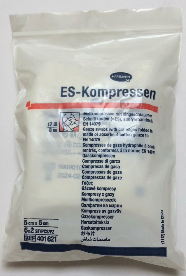 ES-Kompressen steril 5cm x 5cm 10 Stk