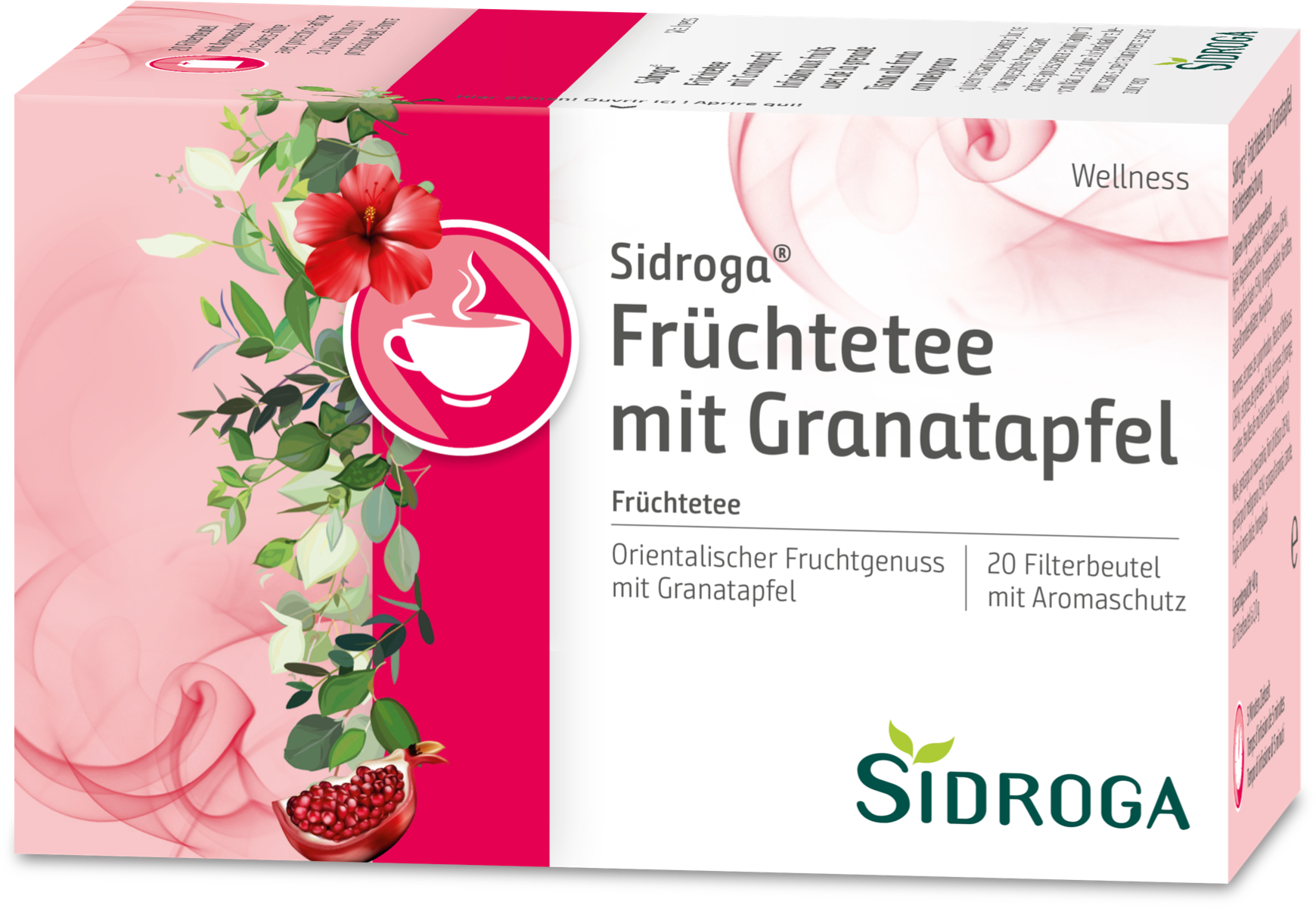 Sidroga Wellness Tee Früchteee mit Granatapfel