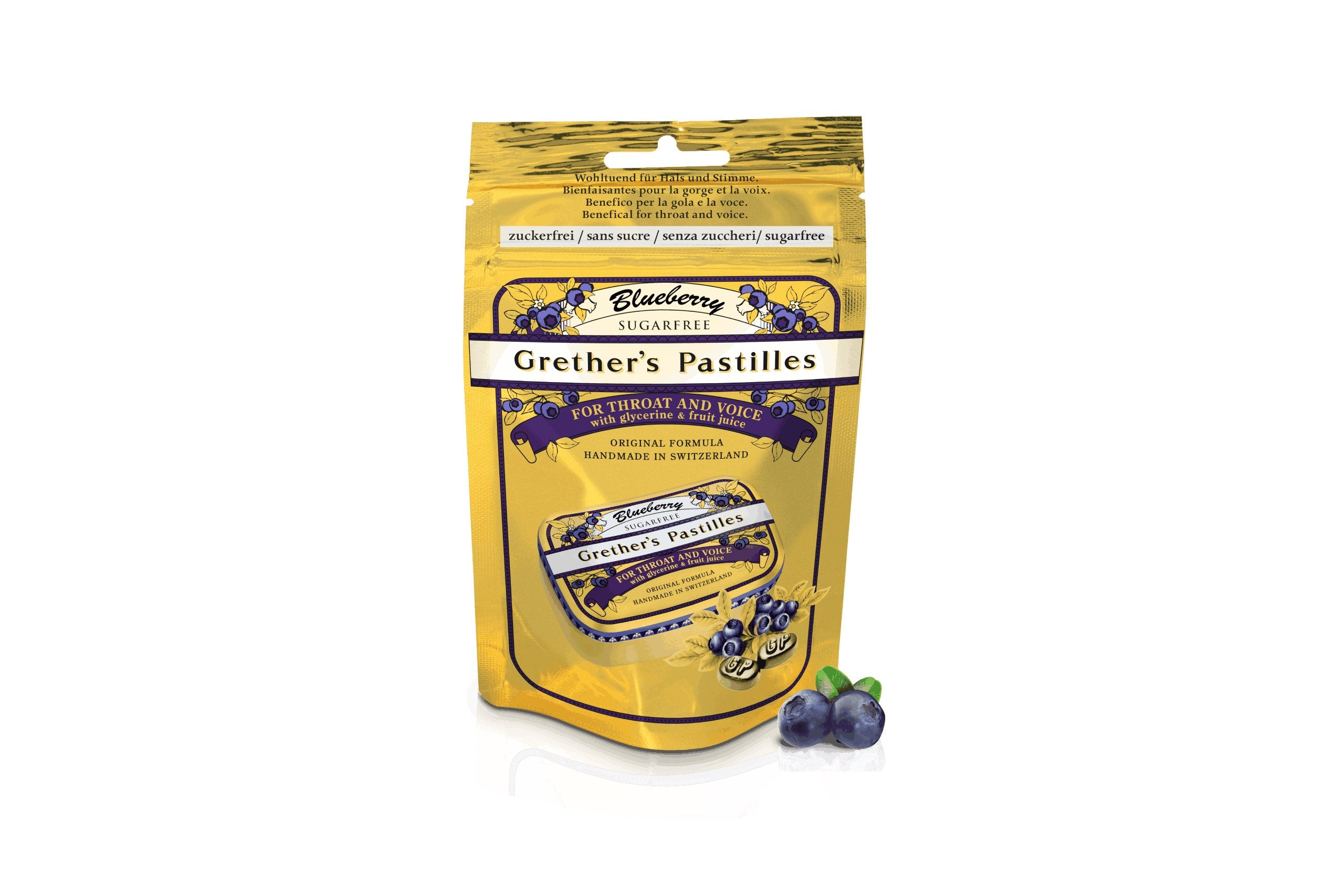 Grether''s Pastilles Blueberry Zuckerfrei Beutel