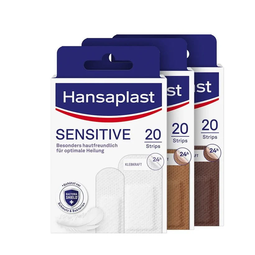 HANSAPLAST Sensitive Pflaster mittlerer Hautton