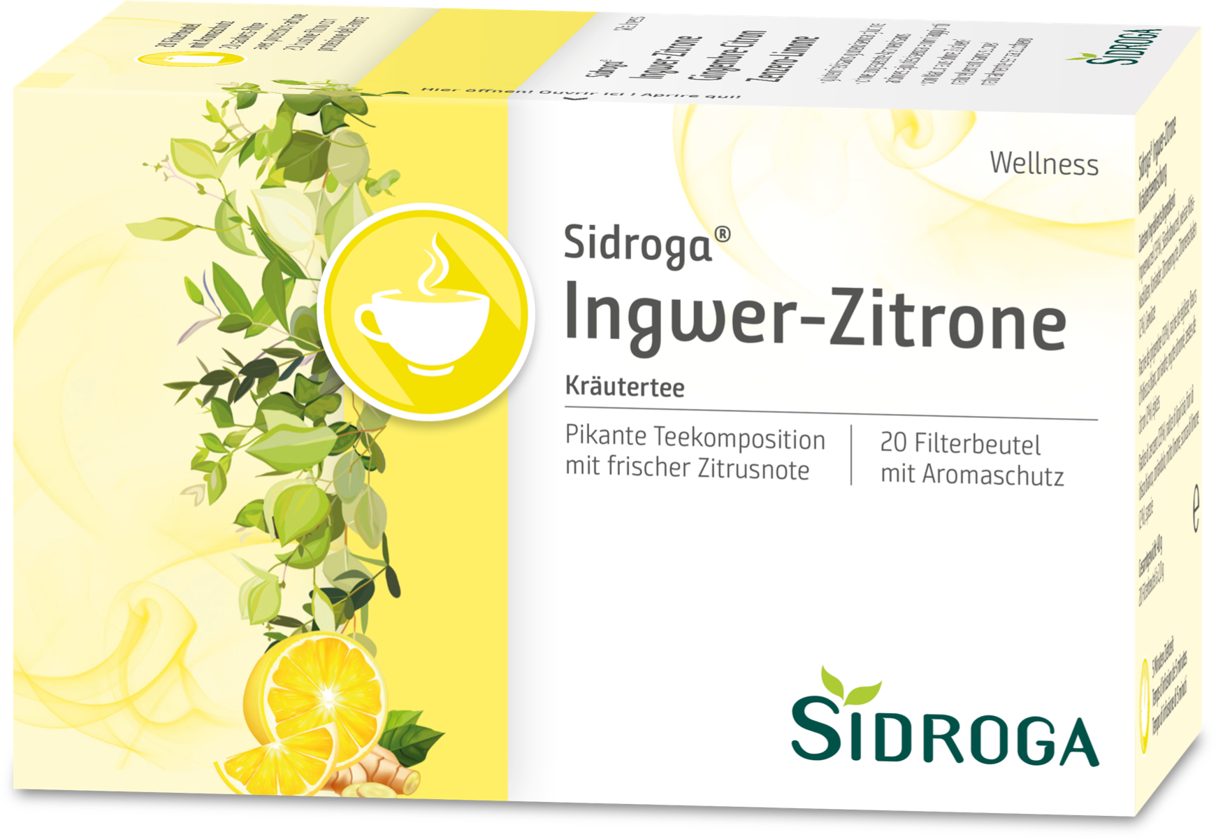 Sidroga Wellness Ingwer-Zitrone 20 Beutel