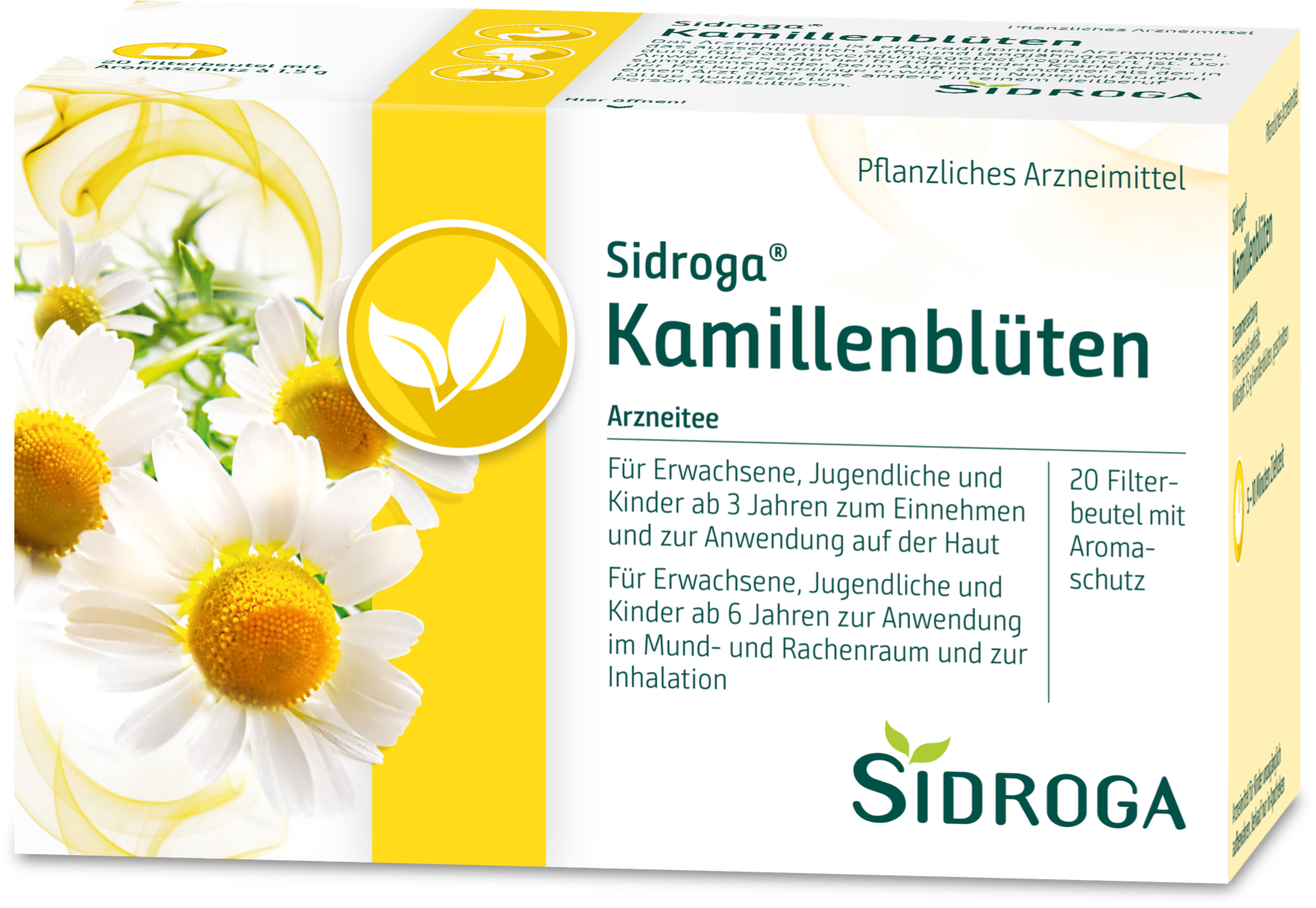 Sidroga KamillenblütenTee 20 Stk