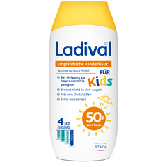 LADIVAL® Sonnenschutz-Milch für empfindliche Kinderhaut LSF 50+
