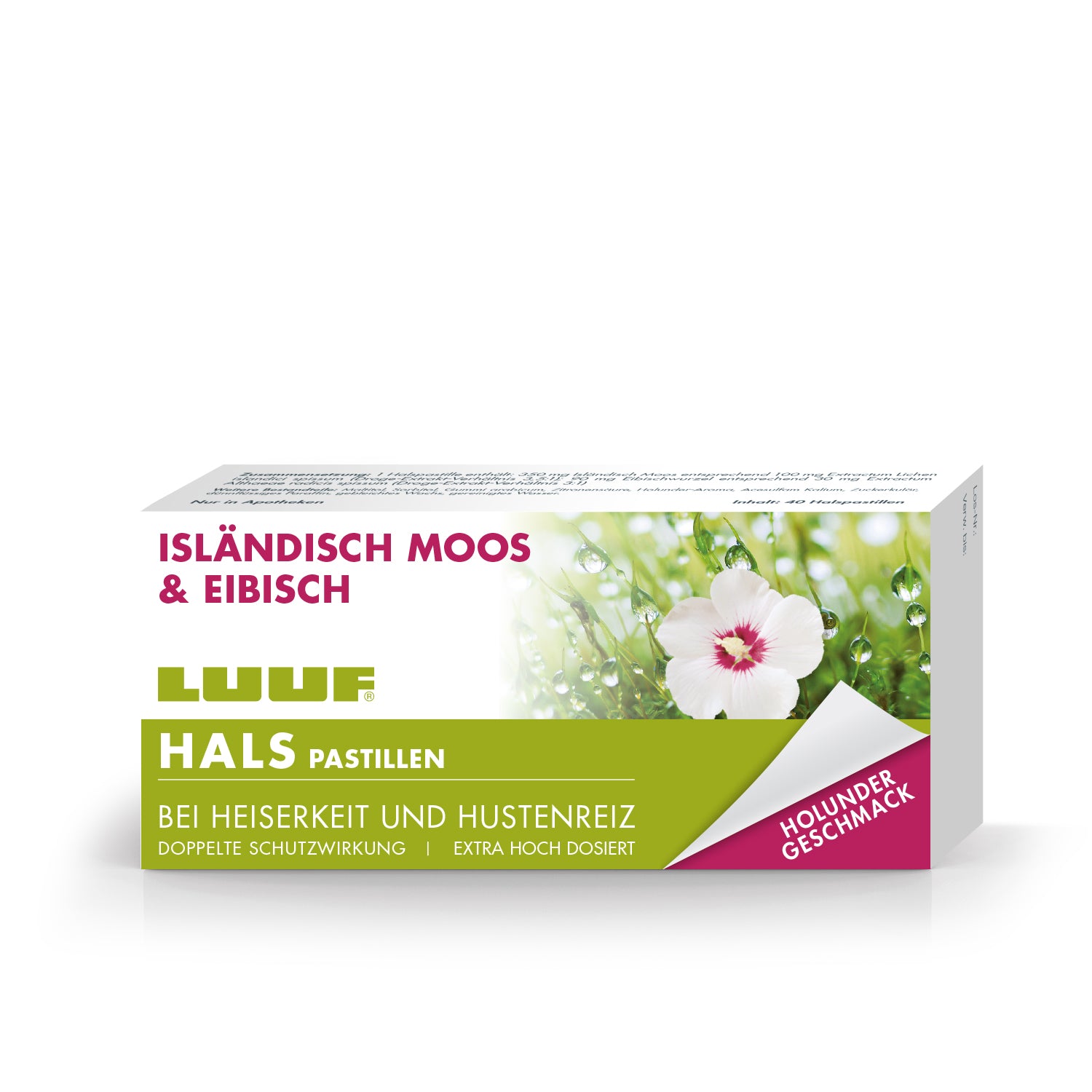 LUUF Halspastillen Isländisch Moos +Eibisch +Holunder