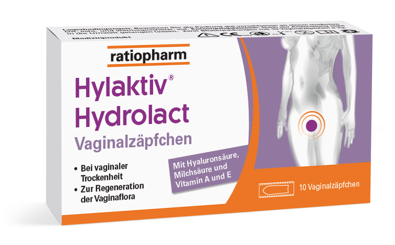 Hylaktiv Hydrolact Vaginalzäpfchen 10 St