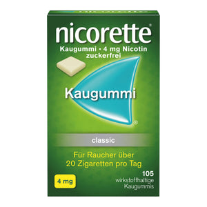 Nicorette Kaugummi 4mg ohne Geschmack