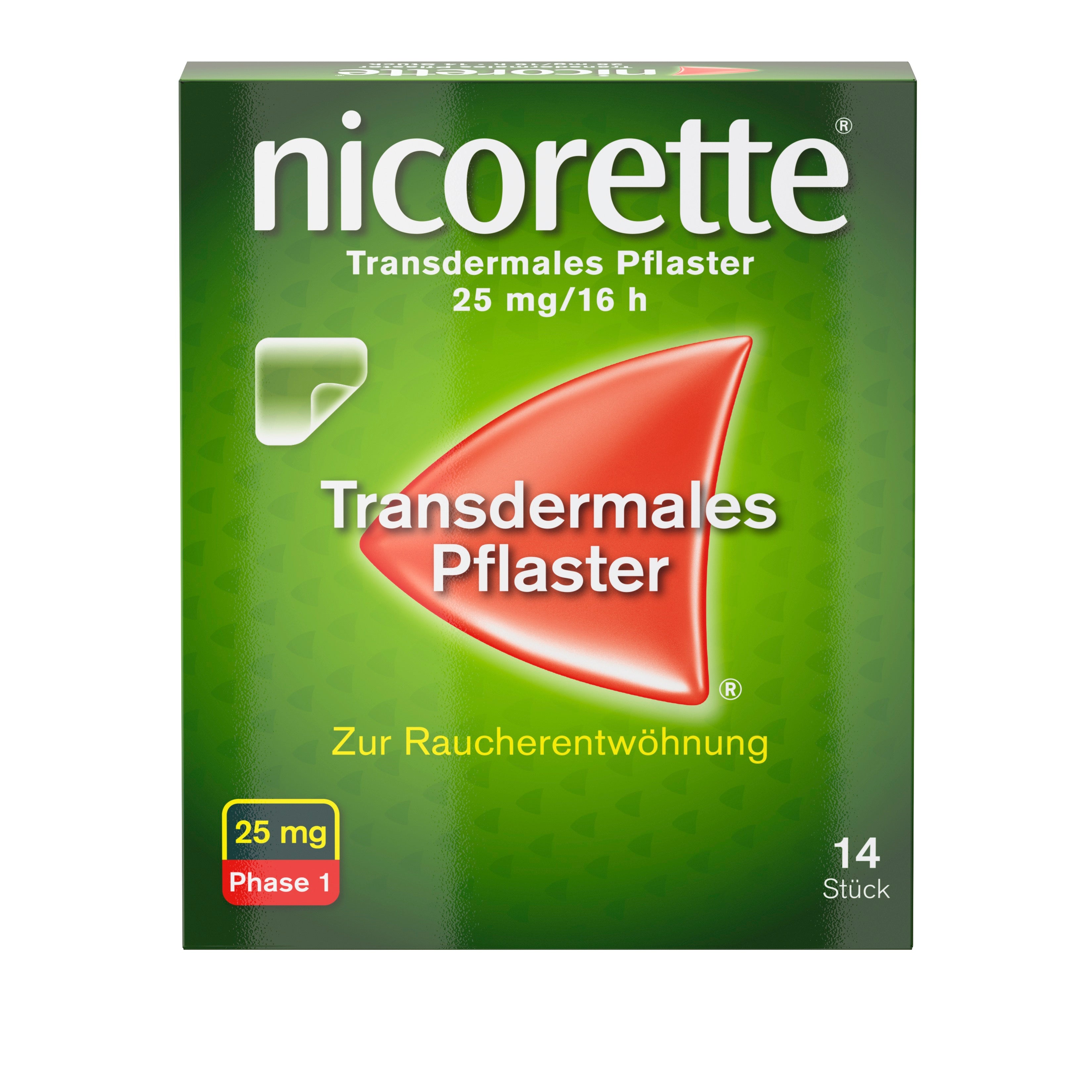 Nicorette transdermales Pflaster 25mg / 16h