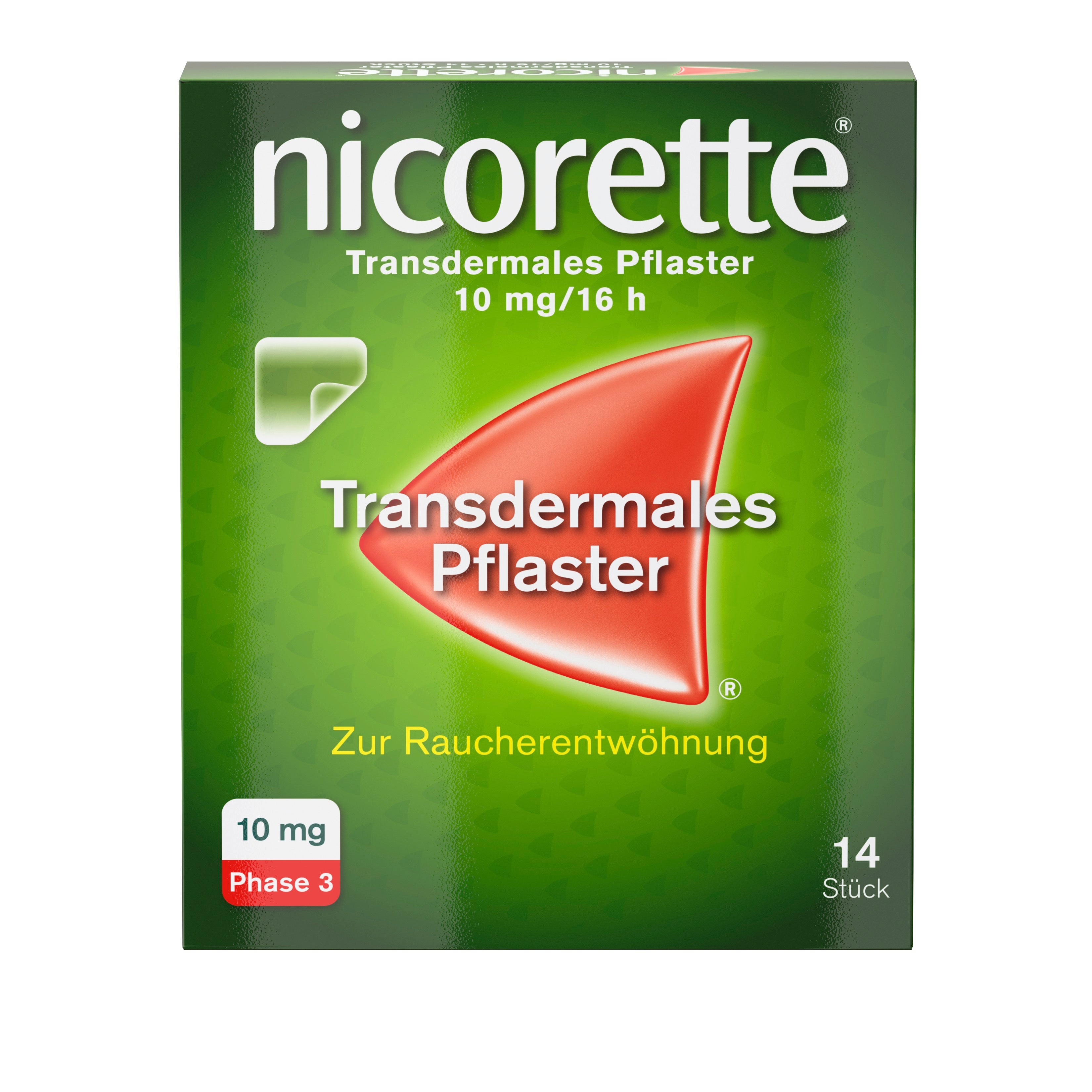 Nicorette transdermales Pflaster 10mg / 16h