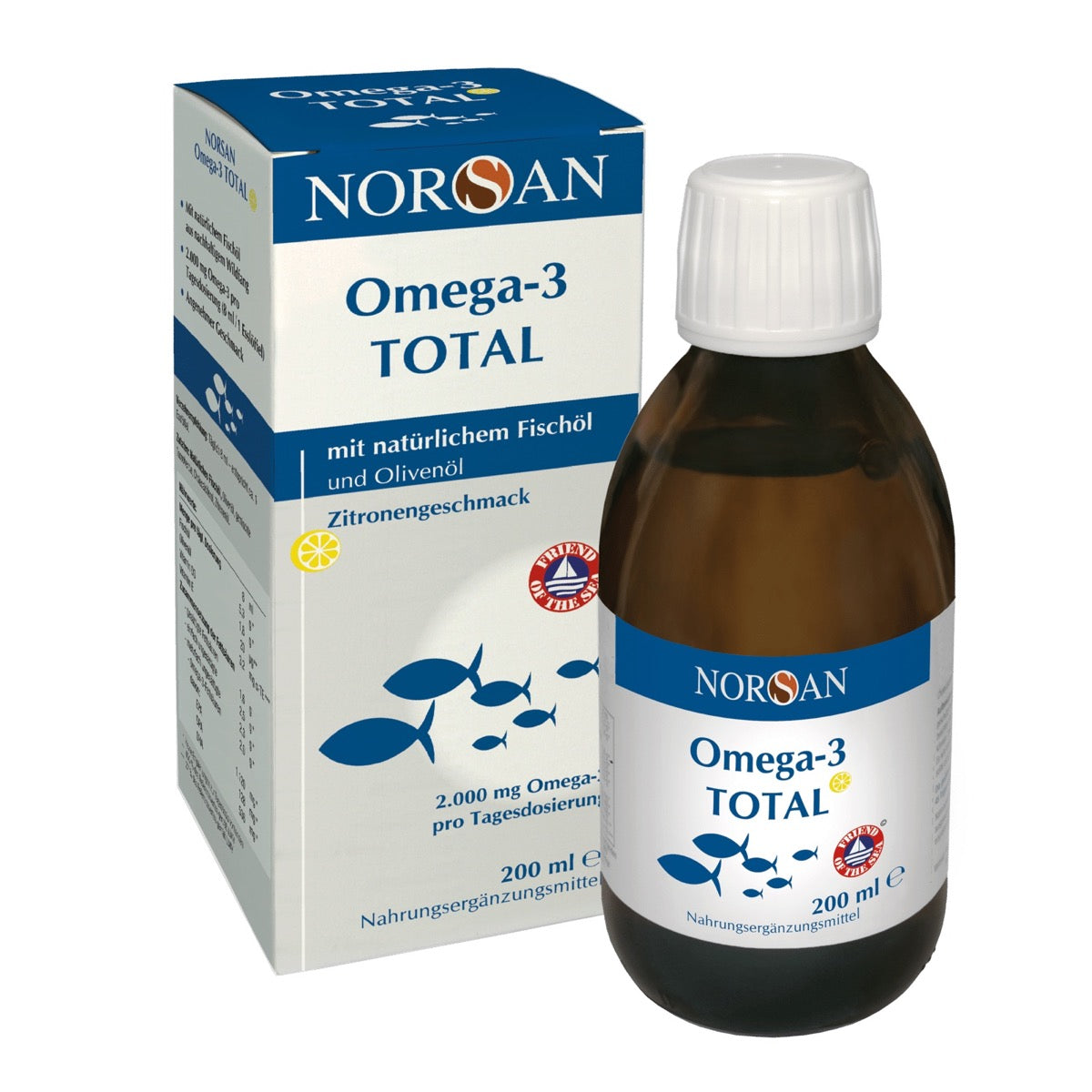 NORSAN Omega 3 Fischöl total Zitrone