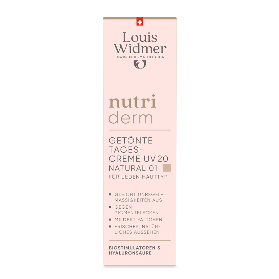 WIDMER nutriderm Getönte Tagescreme UV 20 Natural 01 ohne Parfum
