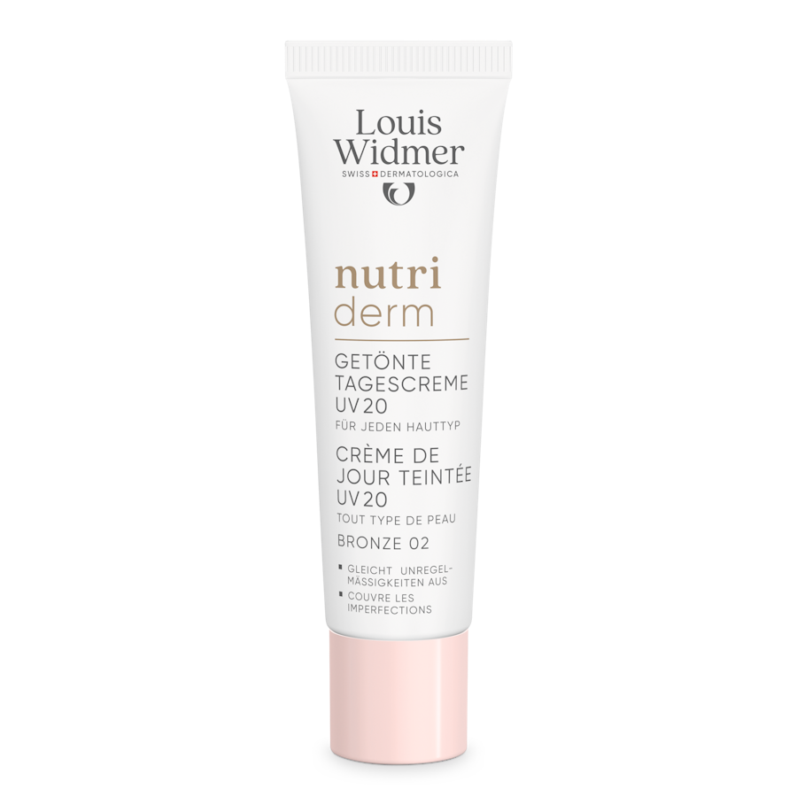 WIDMER nutriderm Getönte Tagescreme UV 20 Bronze 02 leicht parfümiert