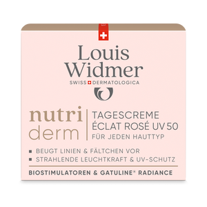 WIDMER nutriderm Tagescreme Éclat Rosé UV 50 leicht parfümiert