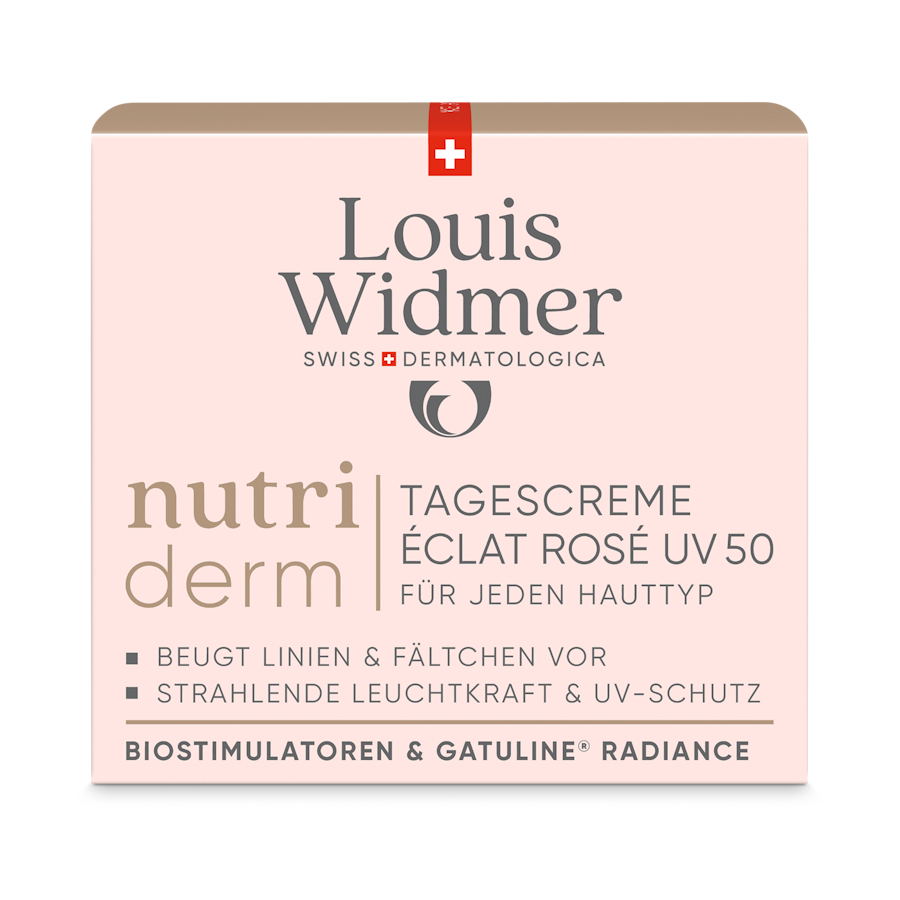 WIDMER nutriderm Tagescreme Éclat Rosé UV 50 leicht parfümiert