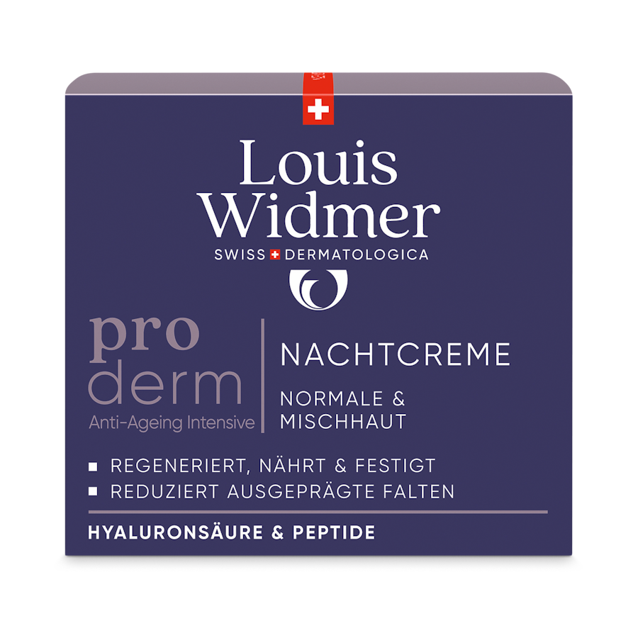 WIDMER proderm Nachtcreme ohne Parfum