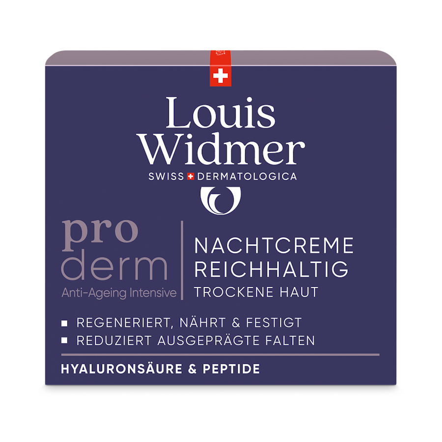 WIDMER proderm Nachtcreme Reichhaltig ohne Parfum