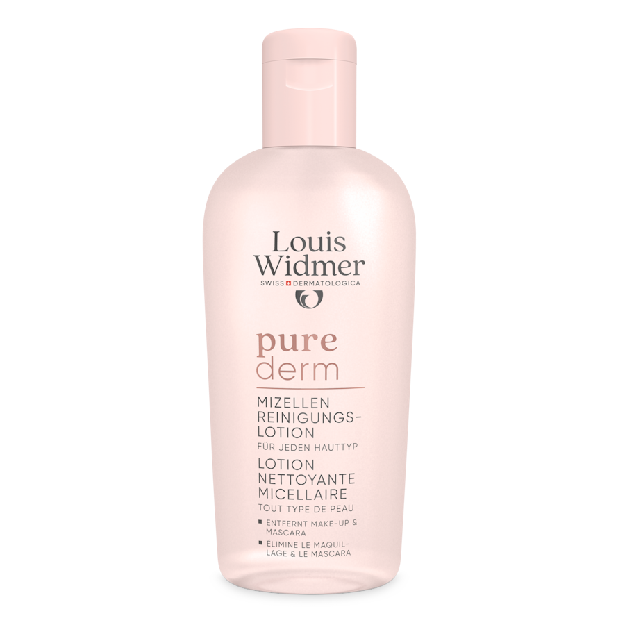 WIDMER purederm Mizellen Reinigungslotion ohne Parfum