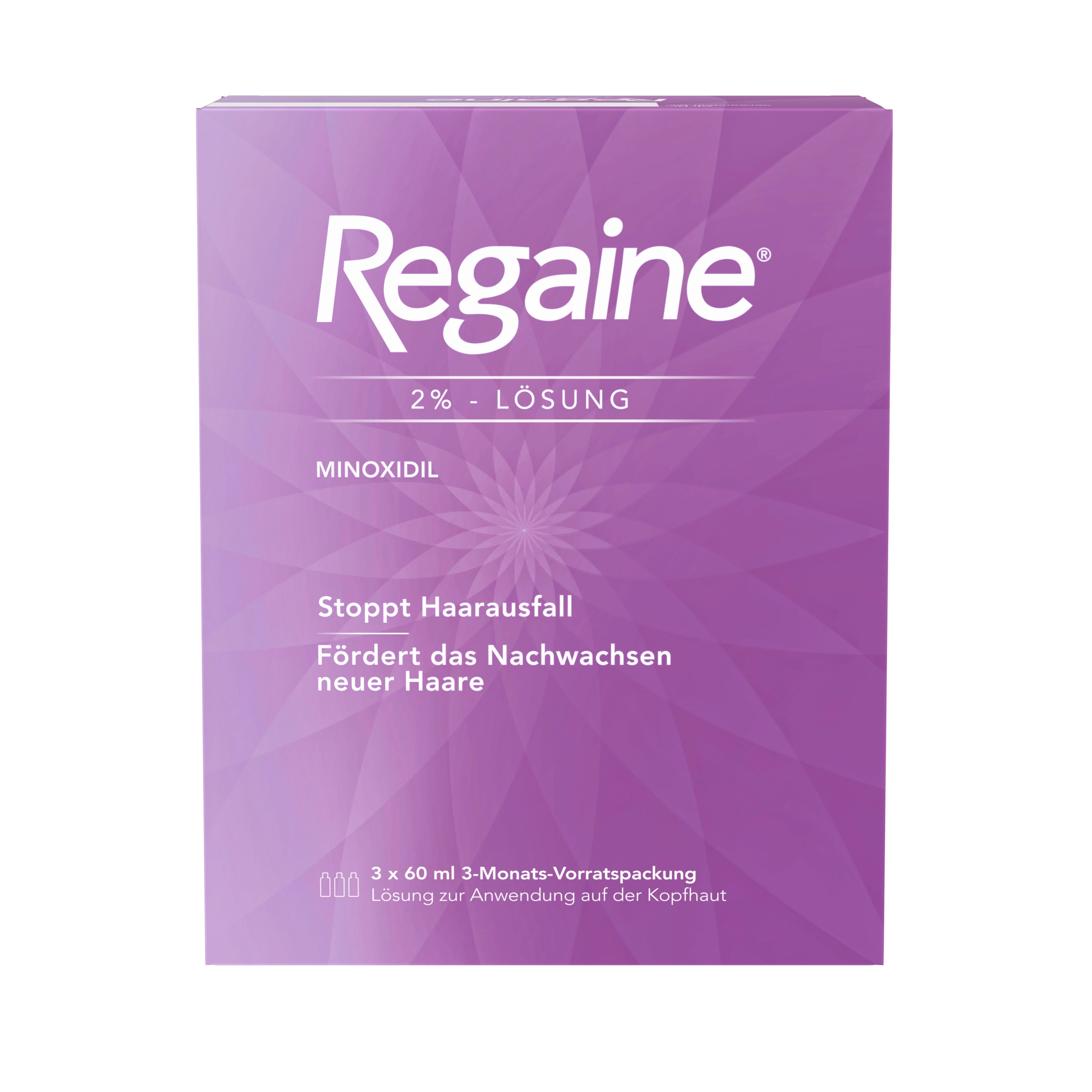 Regaine 2% Lösung für die Kopfhaut