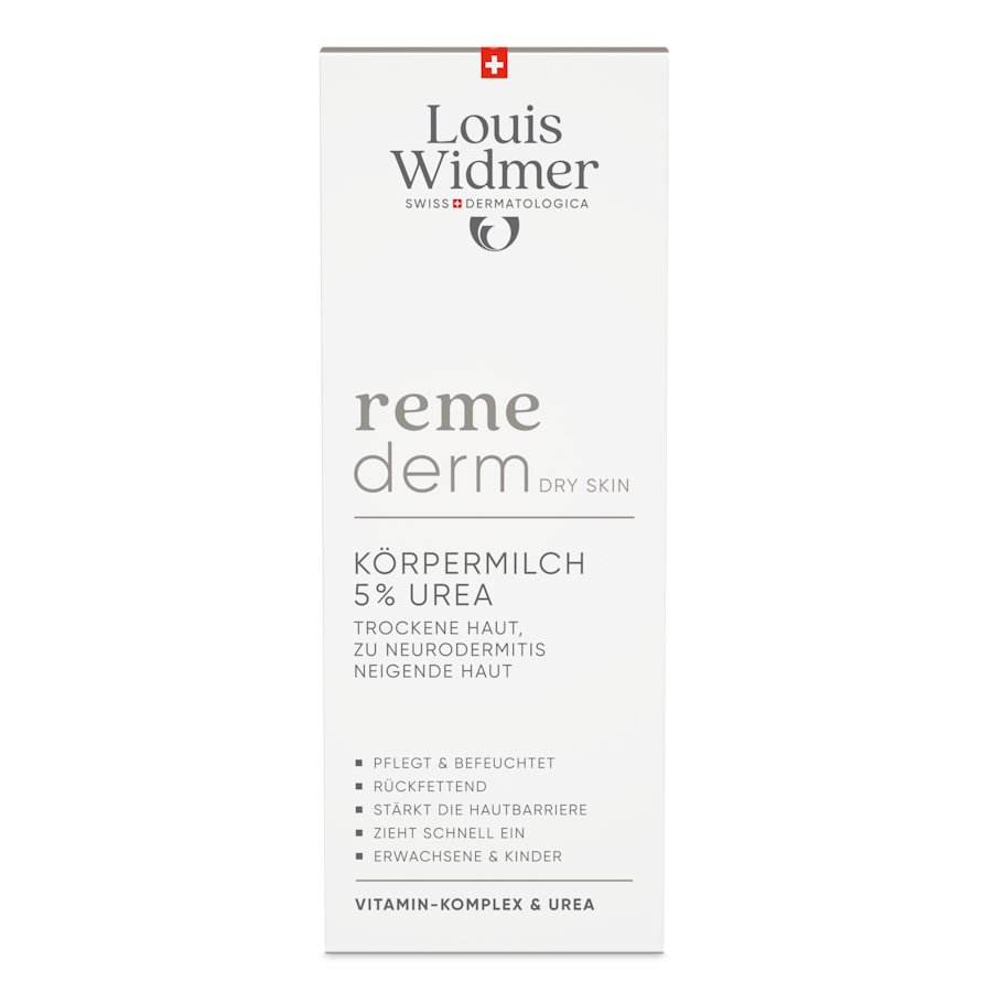 WIDMER remederm Körpermilch 5 % Urea ohne Parfum
