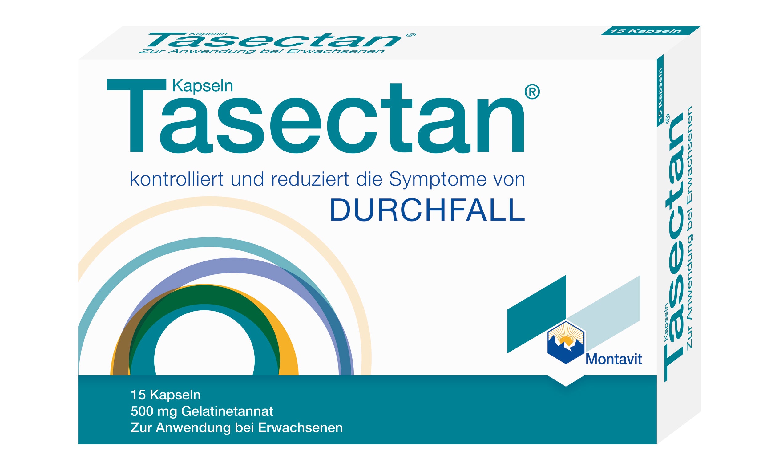 Tasectan Kapseln 500 mg Blisterpackung