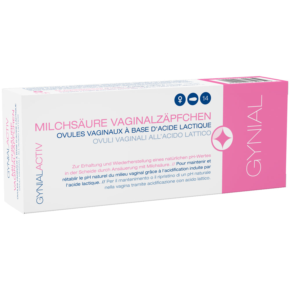 GynialActiv Milchsäure Vaginalzäpfchen