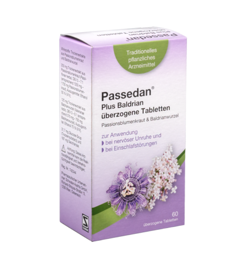 Passedan® Plus Baldrian überzogene Tabletten