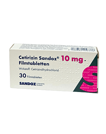 Cetirizin 10mg Sandoz 30 Stk