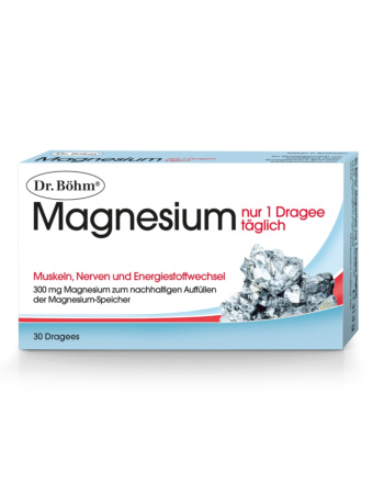 Dr. Böhm Magnesium nur 1 Dragee täglich