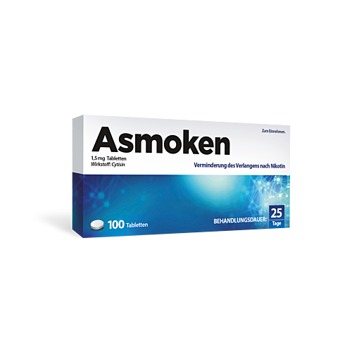 Asmoken TBL 100 Stk zur Raucherentwöhnung